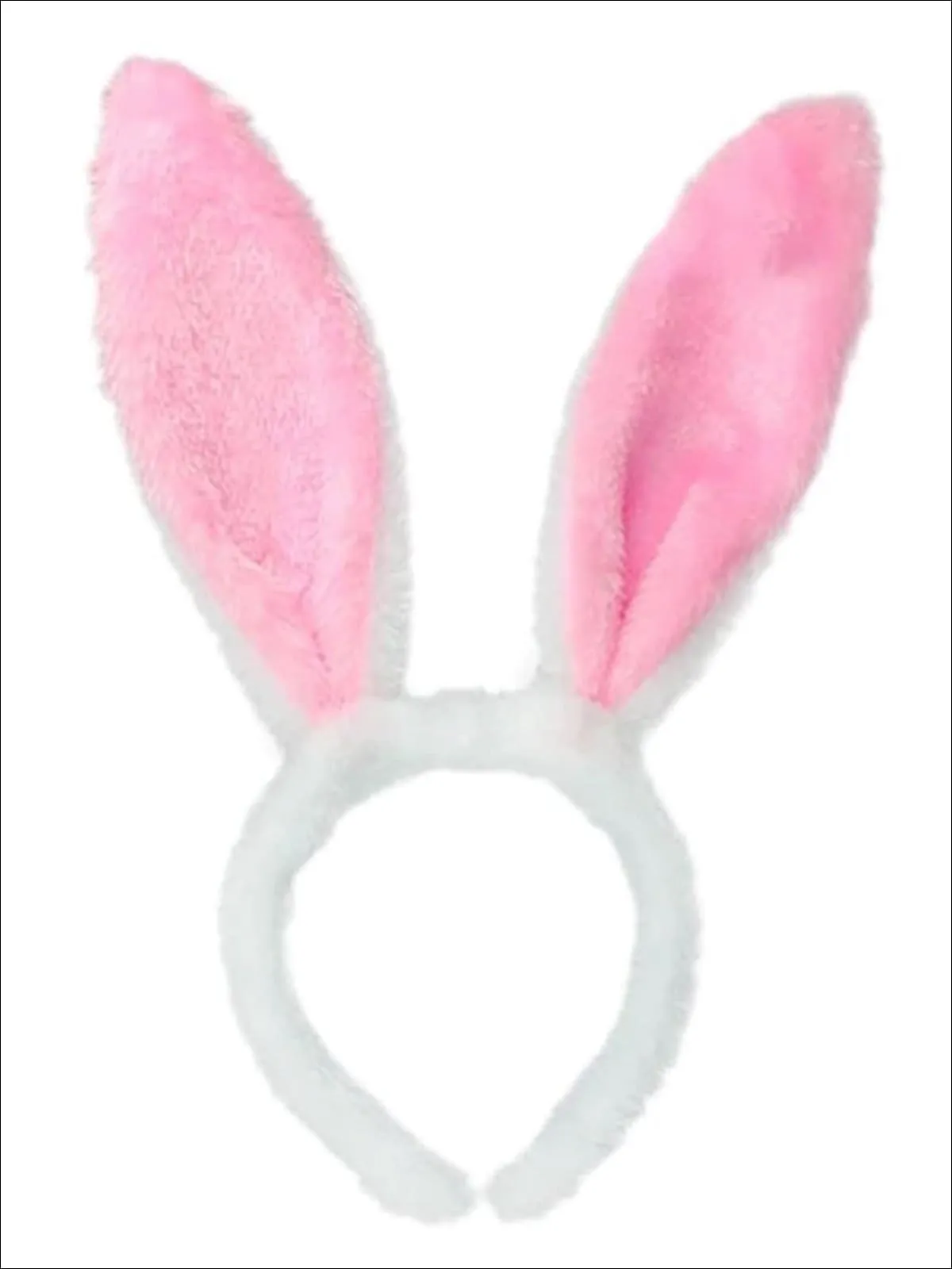 Girls Fur Bunny Ears Headband