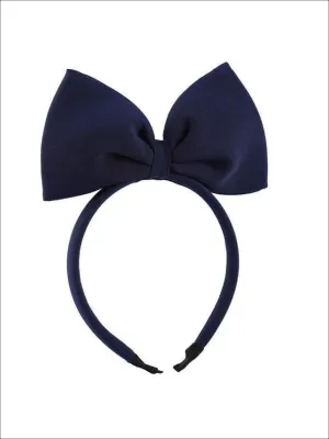 Girls Large Hair Bow Headband