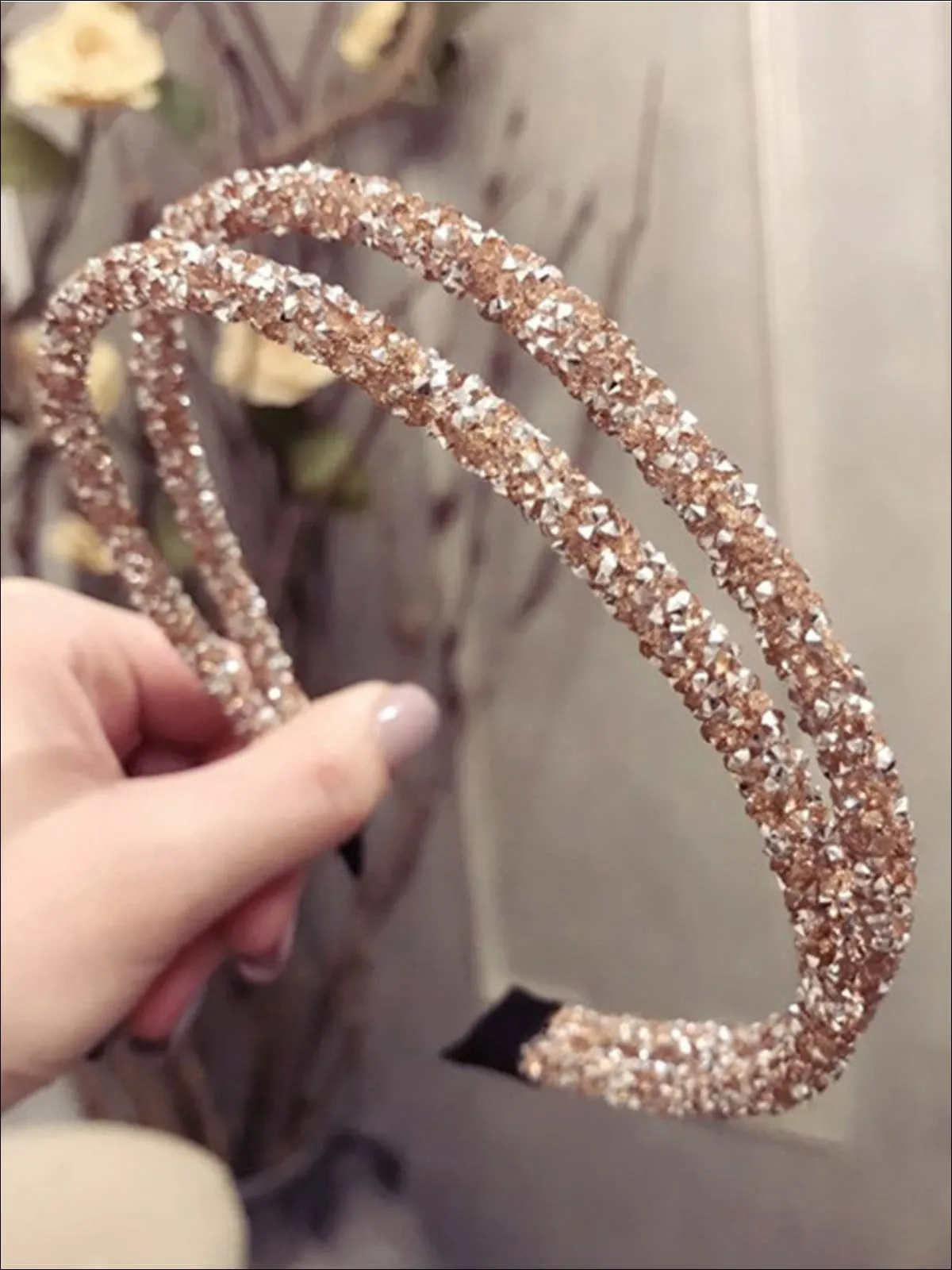 Girls Rhinestone Princess Headband (2 Style Options)