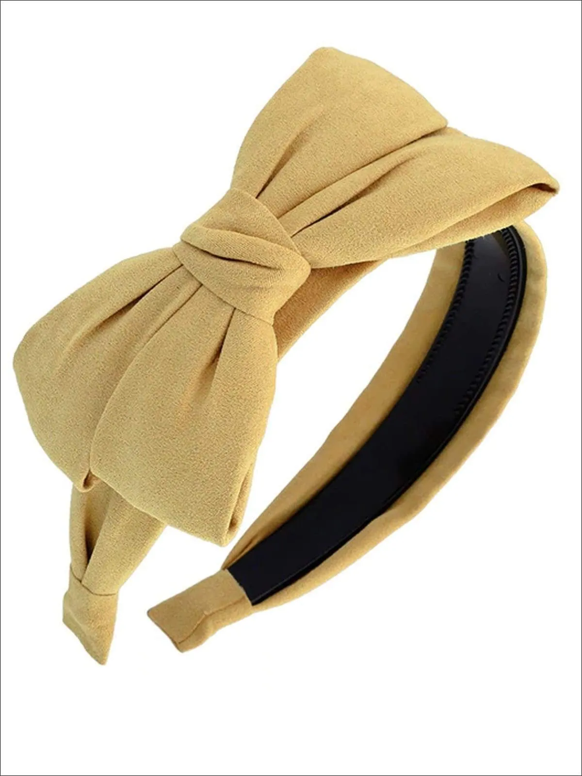 Girls Velvet Bow Headband