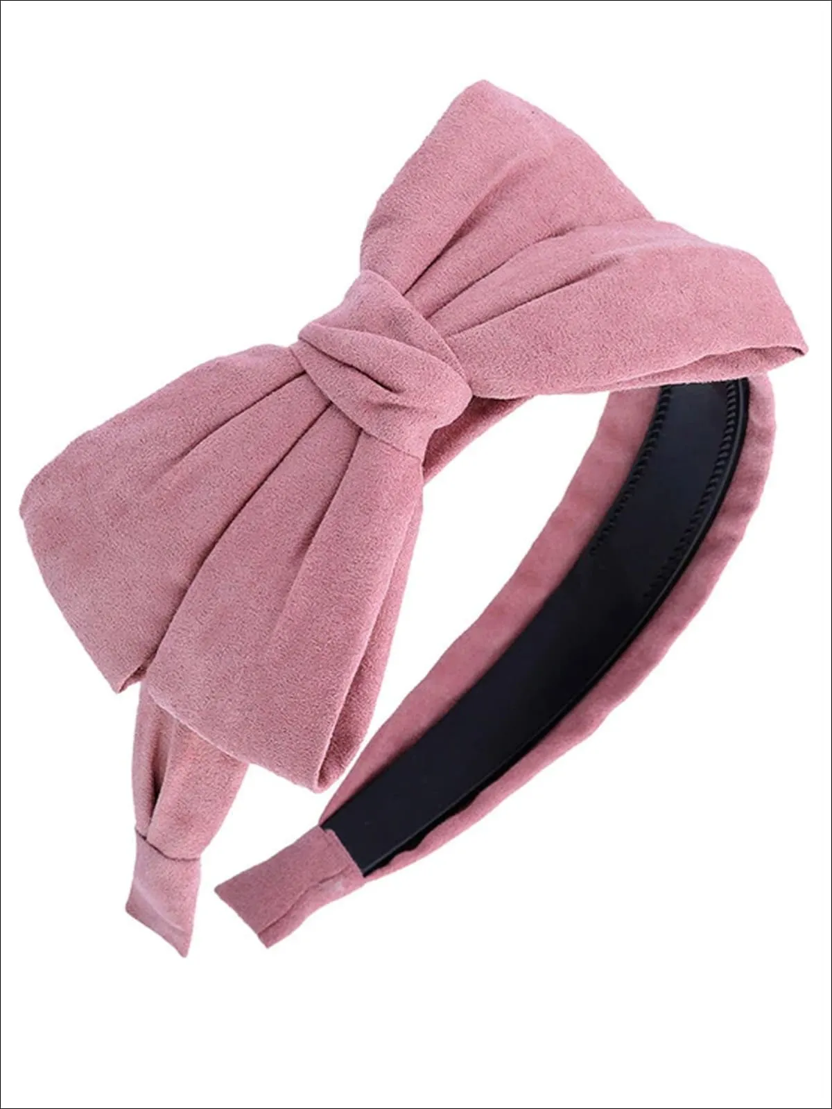 Girls Velvet Bow Headband