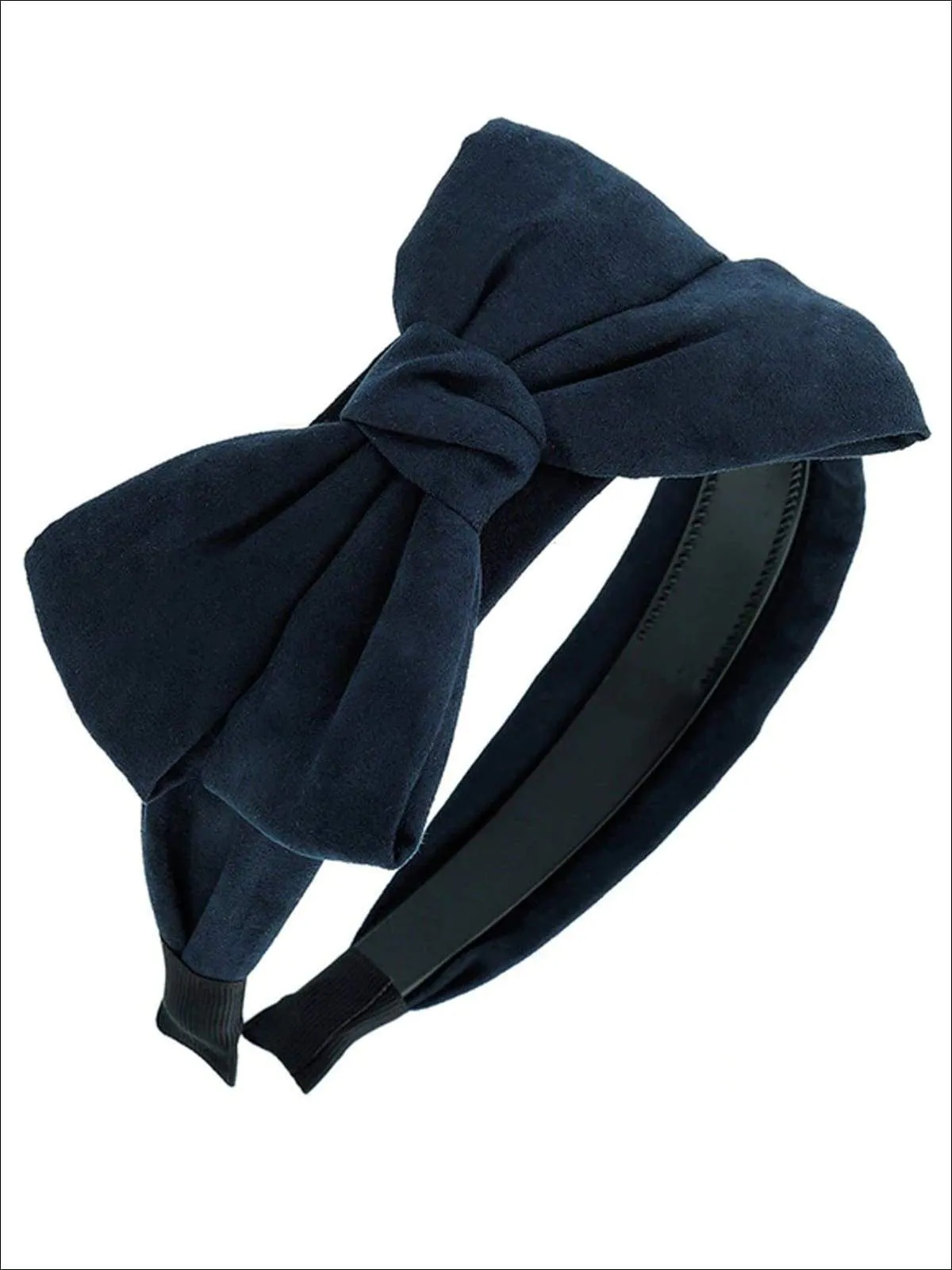 Girls Velvet Bow Headband
