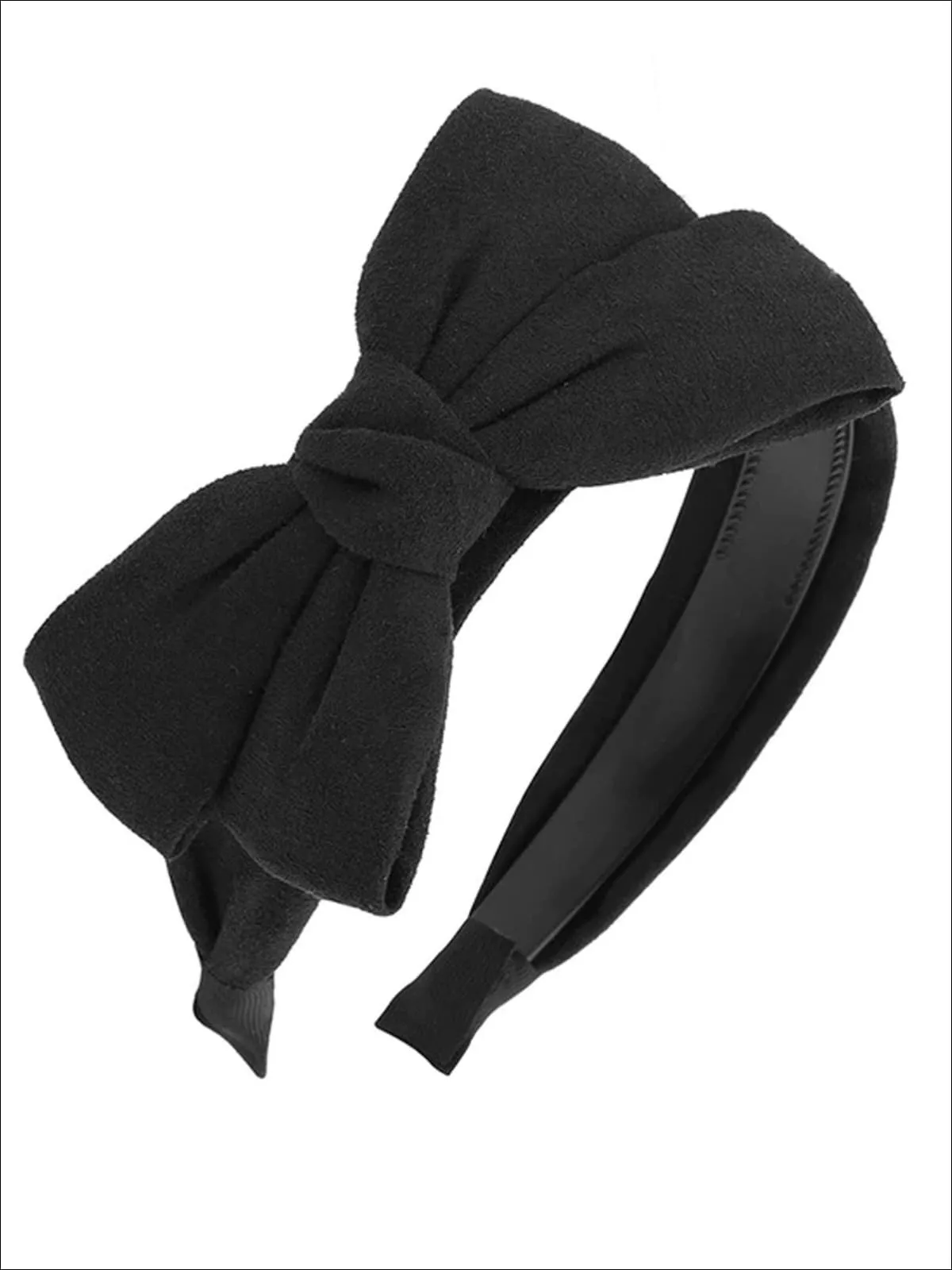 Girls Velvet Bow Headband