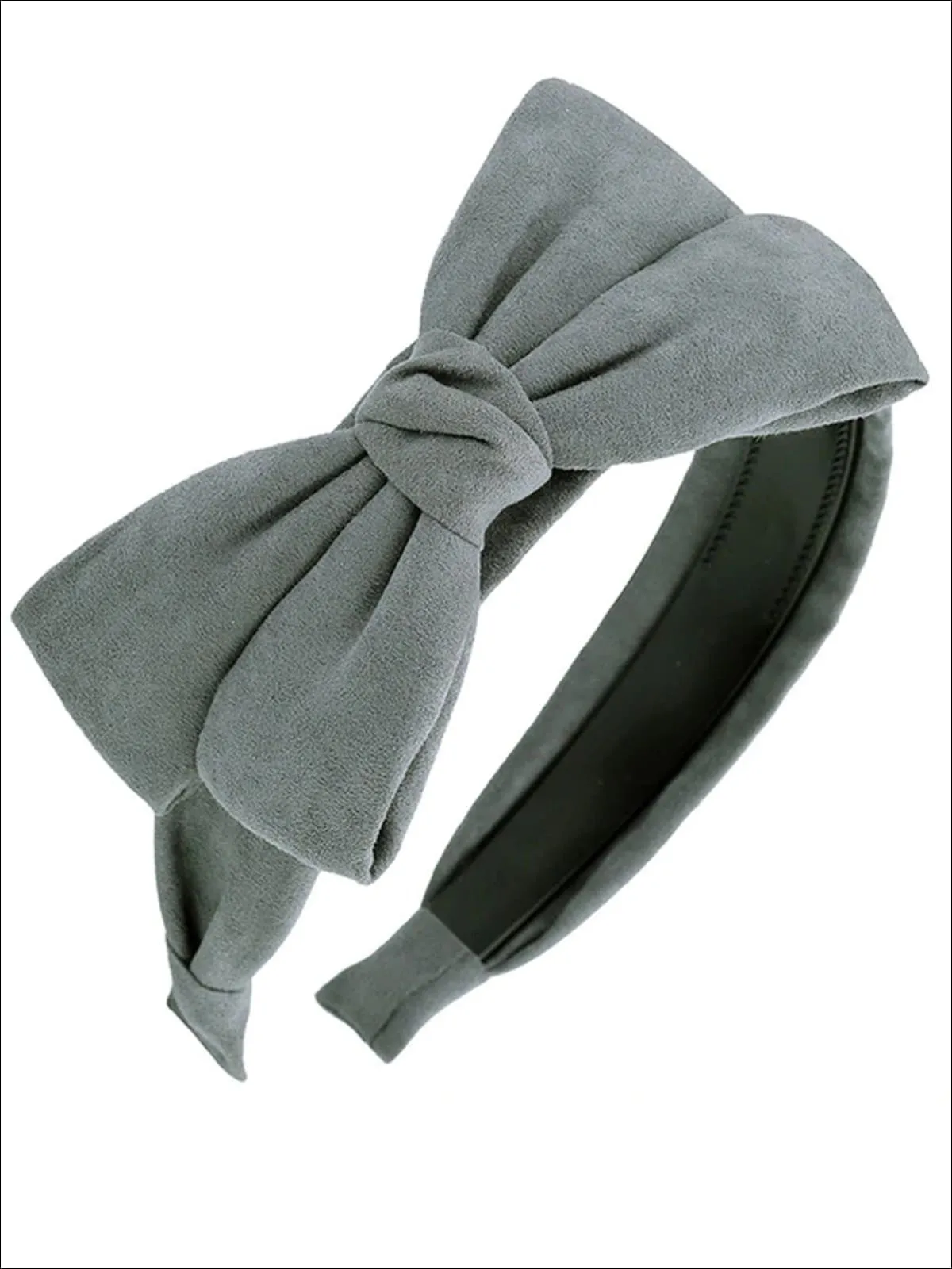 Girls Velvet Bow Headband