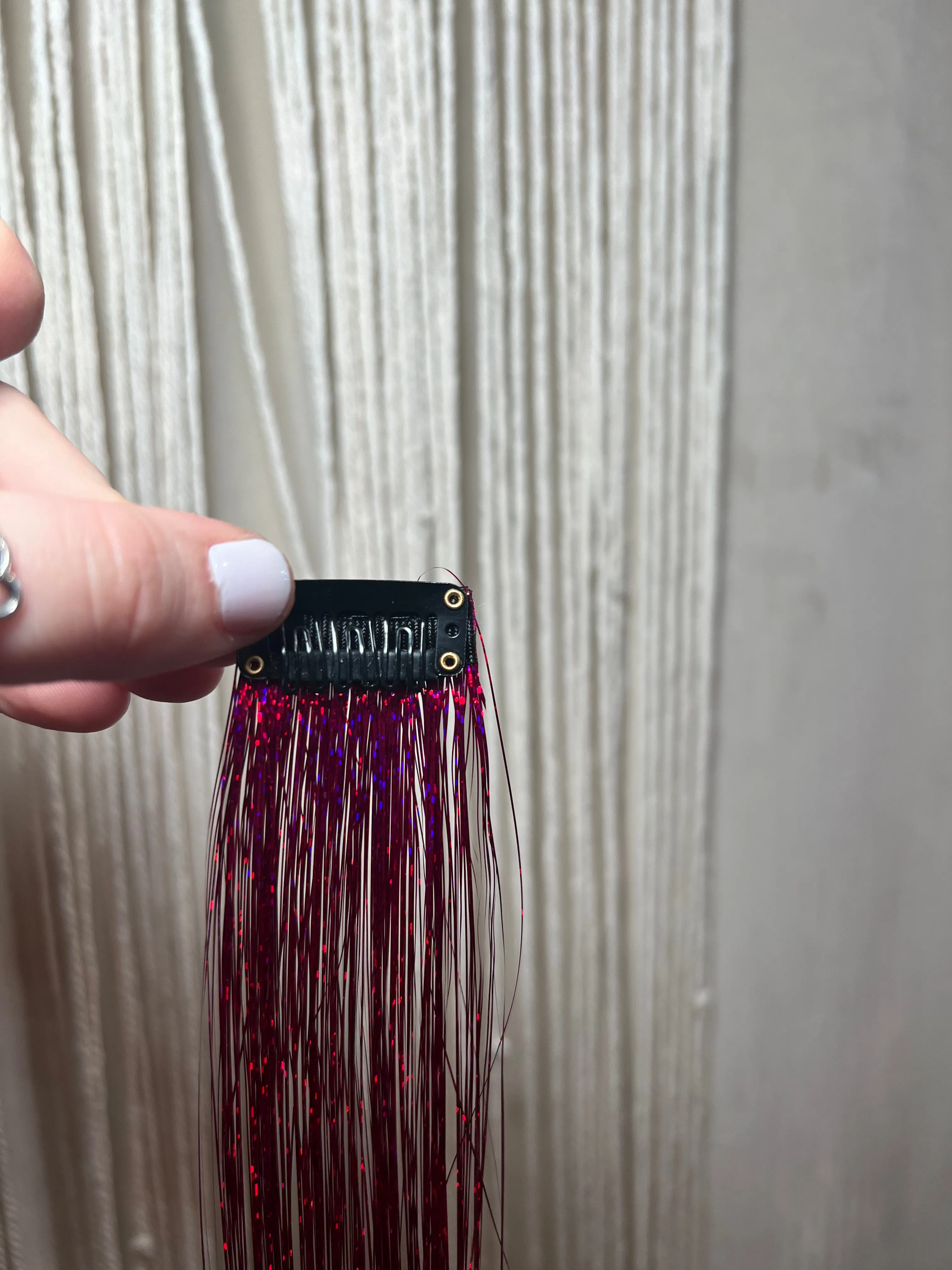Glitter Metallic Hair Extenstions