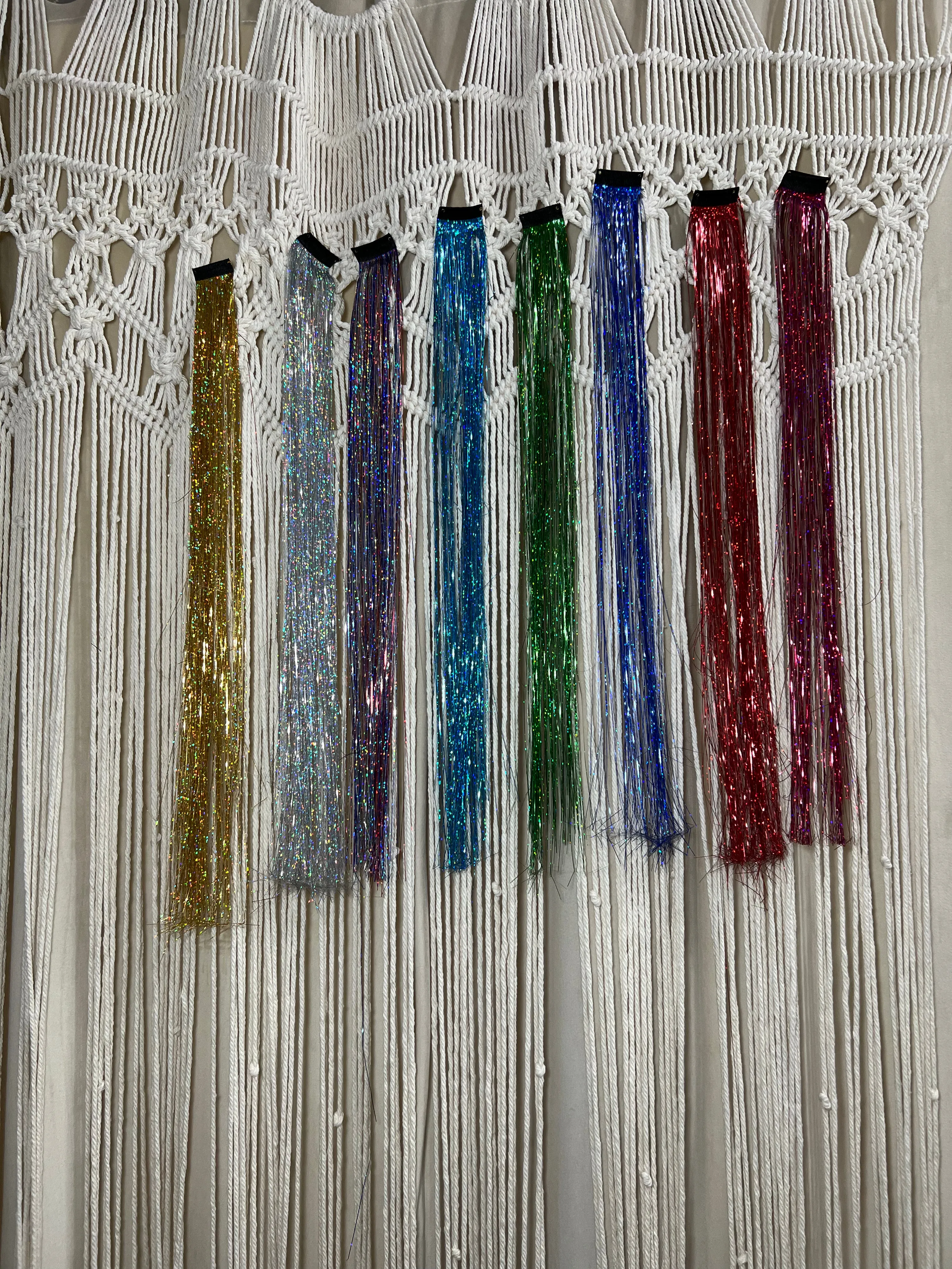 Glitter Metallic Hair Extenstions