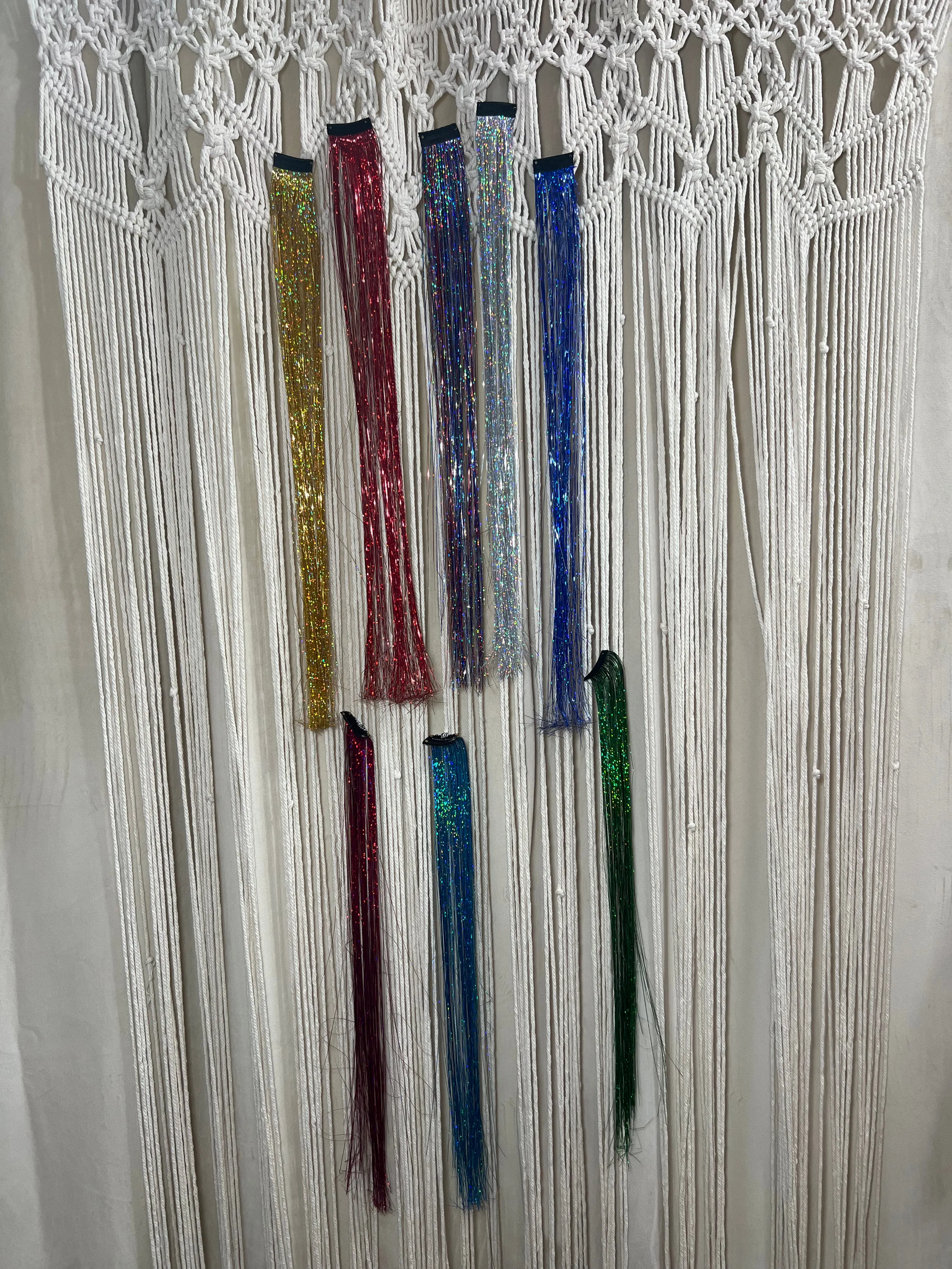 Glitter Metallic Hair Extenstions