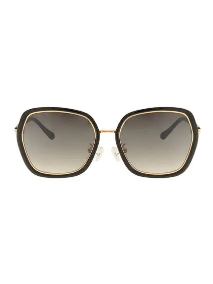 GLORIA BLACK - Square sunglasses for women in black