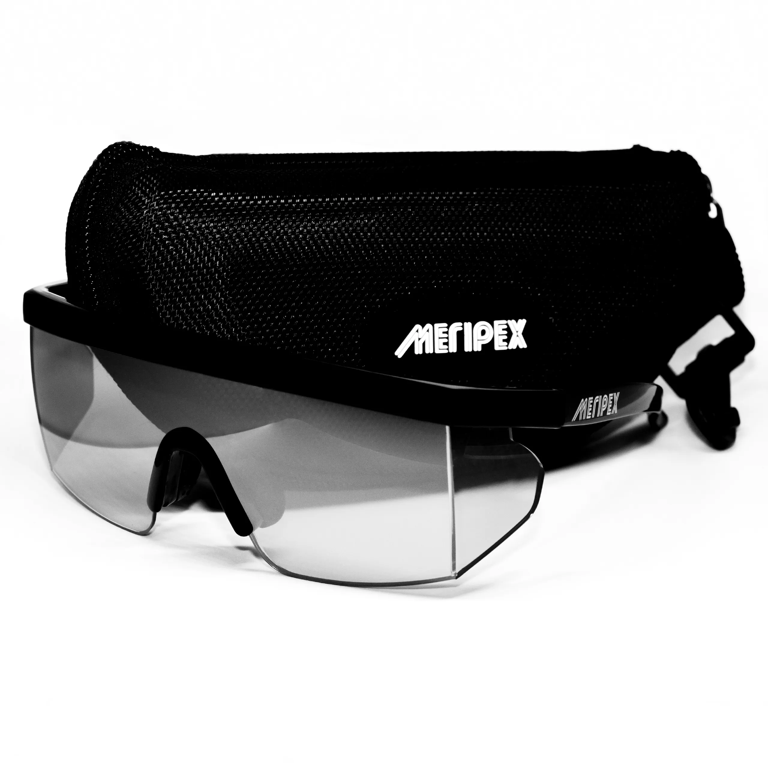 Glossy Black Vintage Mirrored Sunglasses