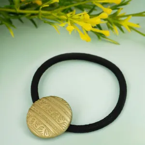 Gold Coin Hair Tie