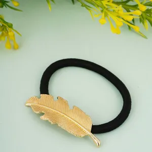 Gold Leaf Hair Tie