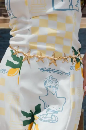 Gold Starfish Chain Belts