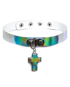 GOTH CROSS COLLAR