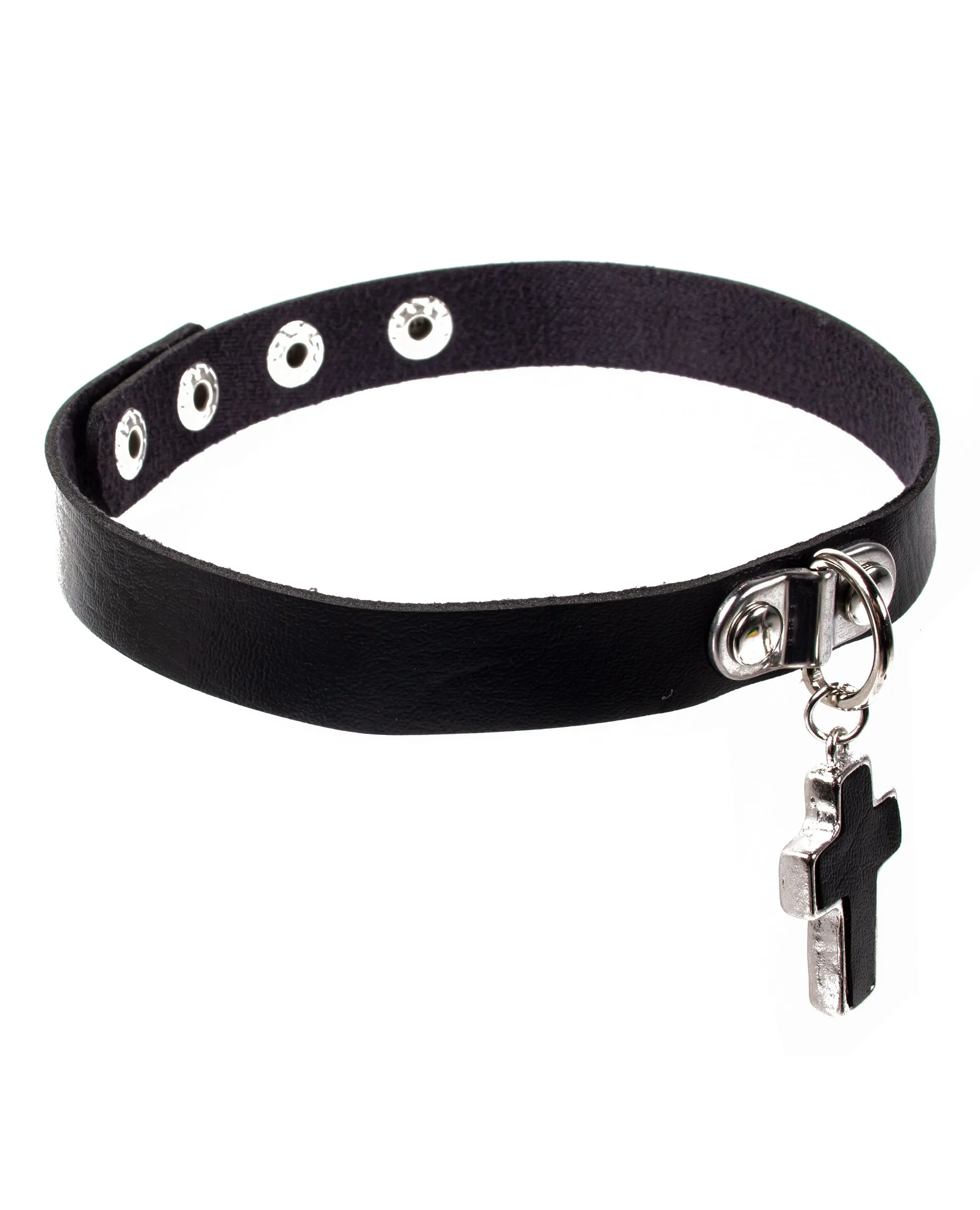 GOTH CROSS COLLAR