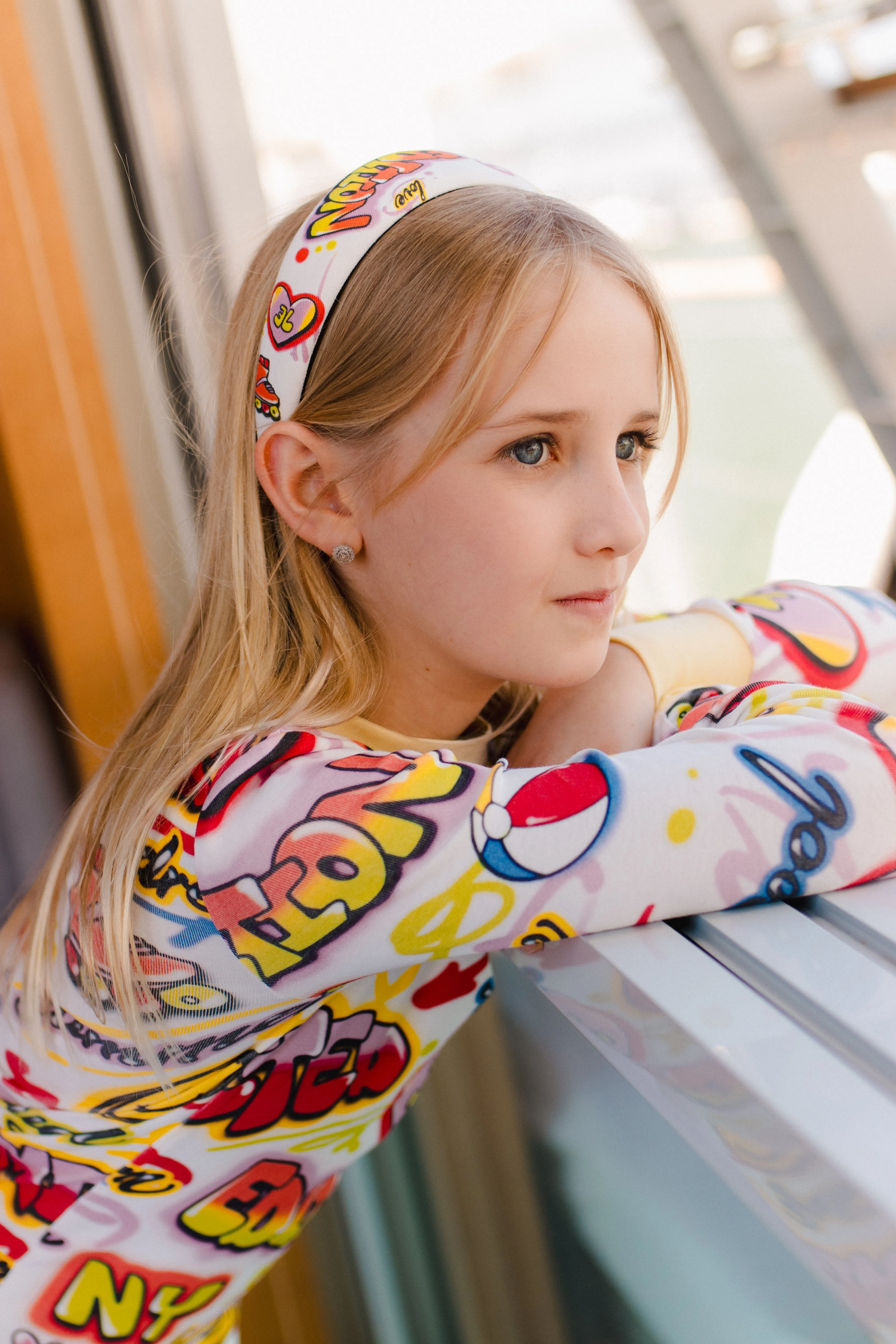 Graffiti Print Headband