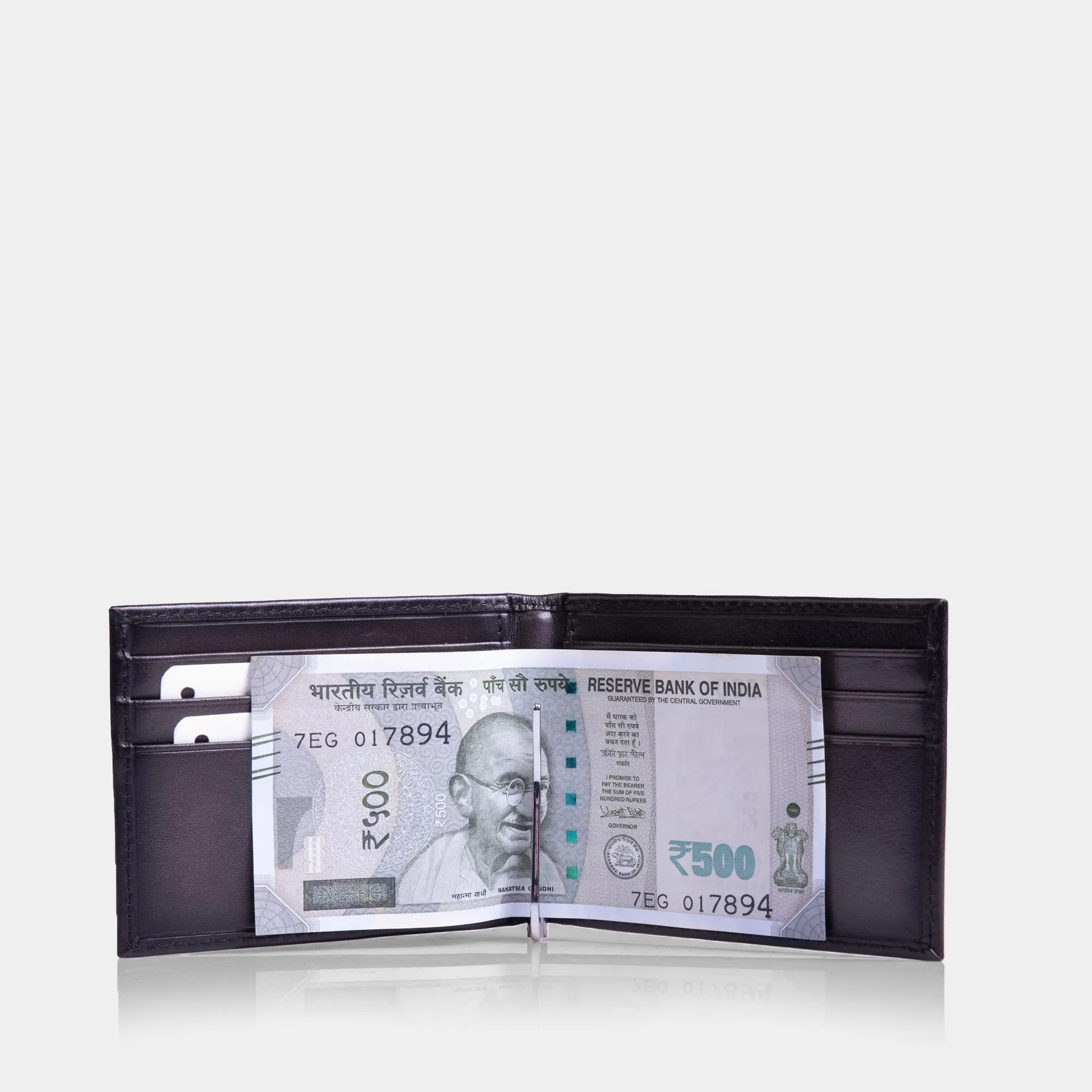 Grant Money Clip Wallet (Burnt Brown)