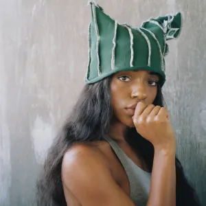 Green Stitch Hat