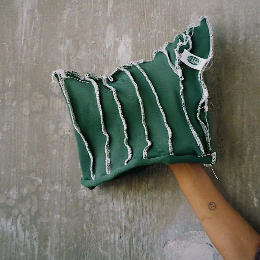 Green Stitch Hat