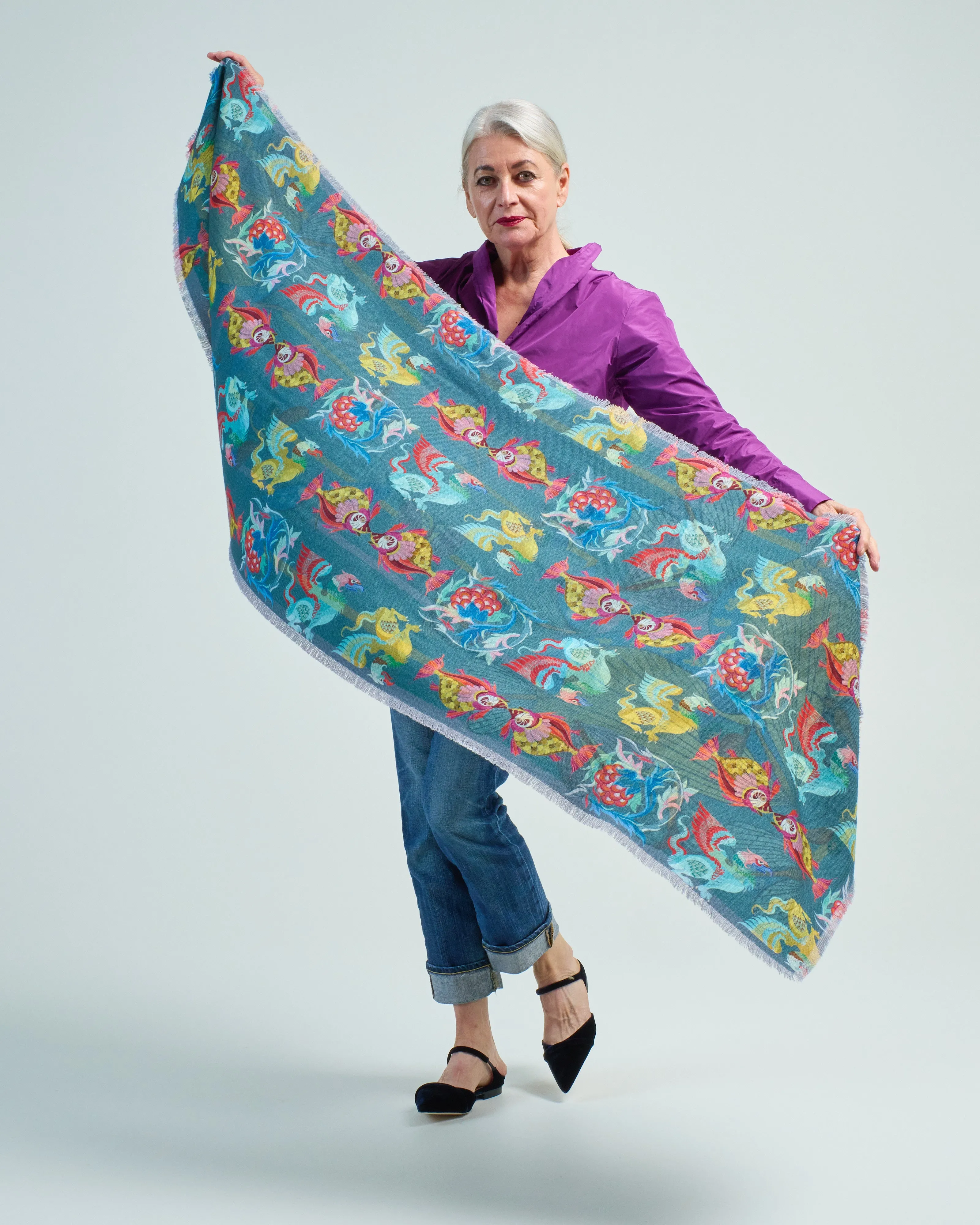 grido wool reversible scarf