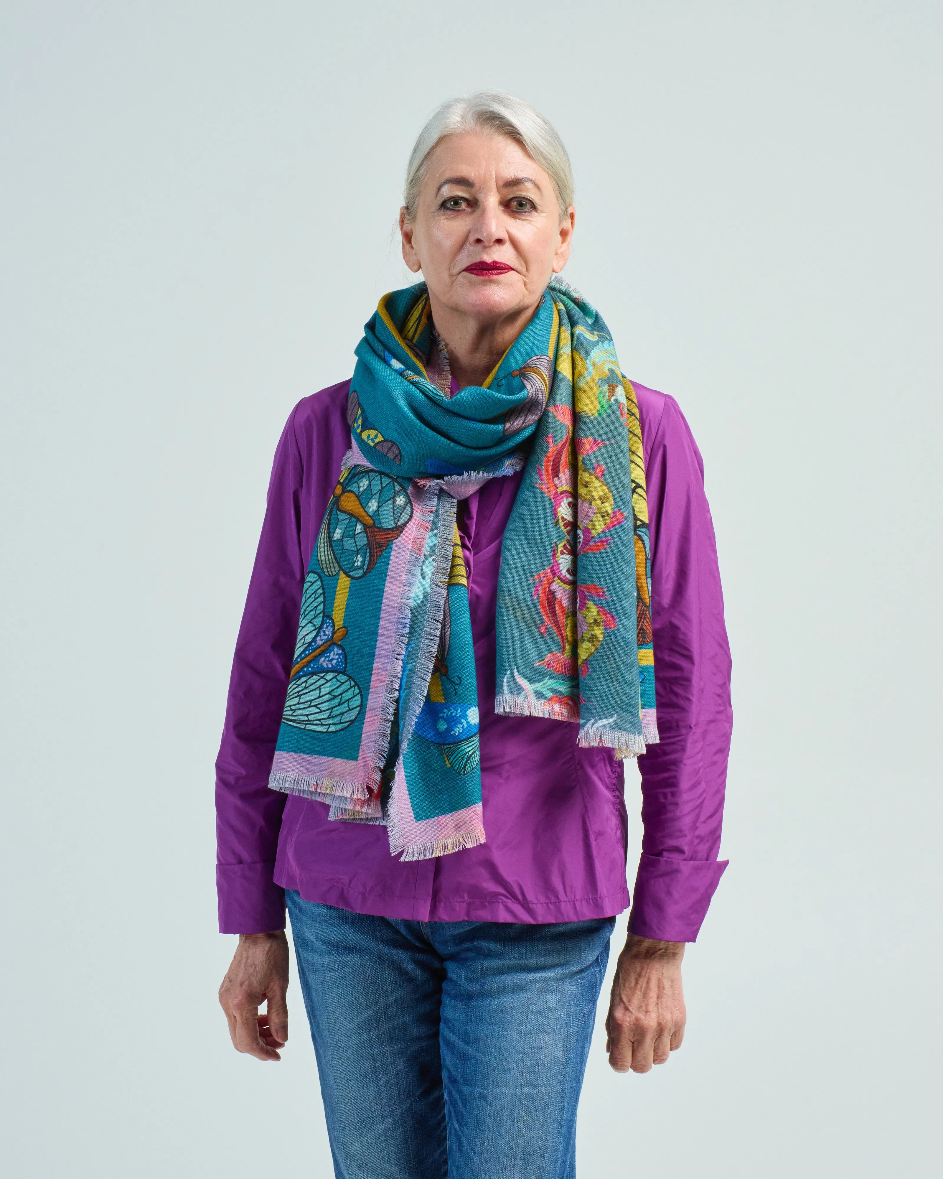 grido wool reversible scarf