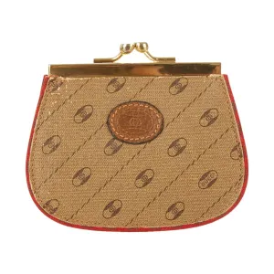 Gucci Brown Kiss Lock Wallet