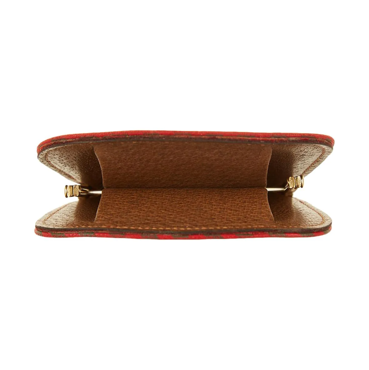 Gucci Brown Kiss Lock Wallet