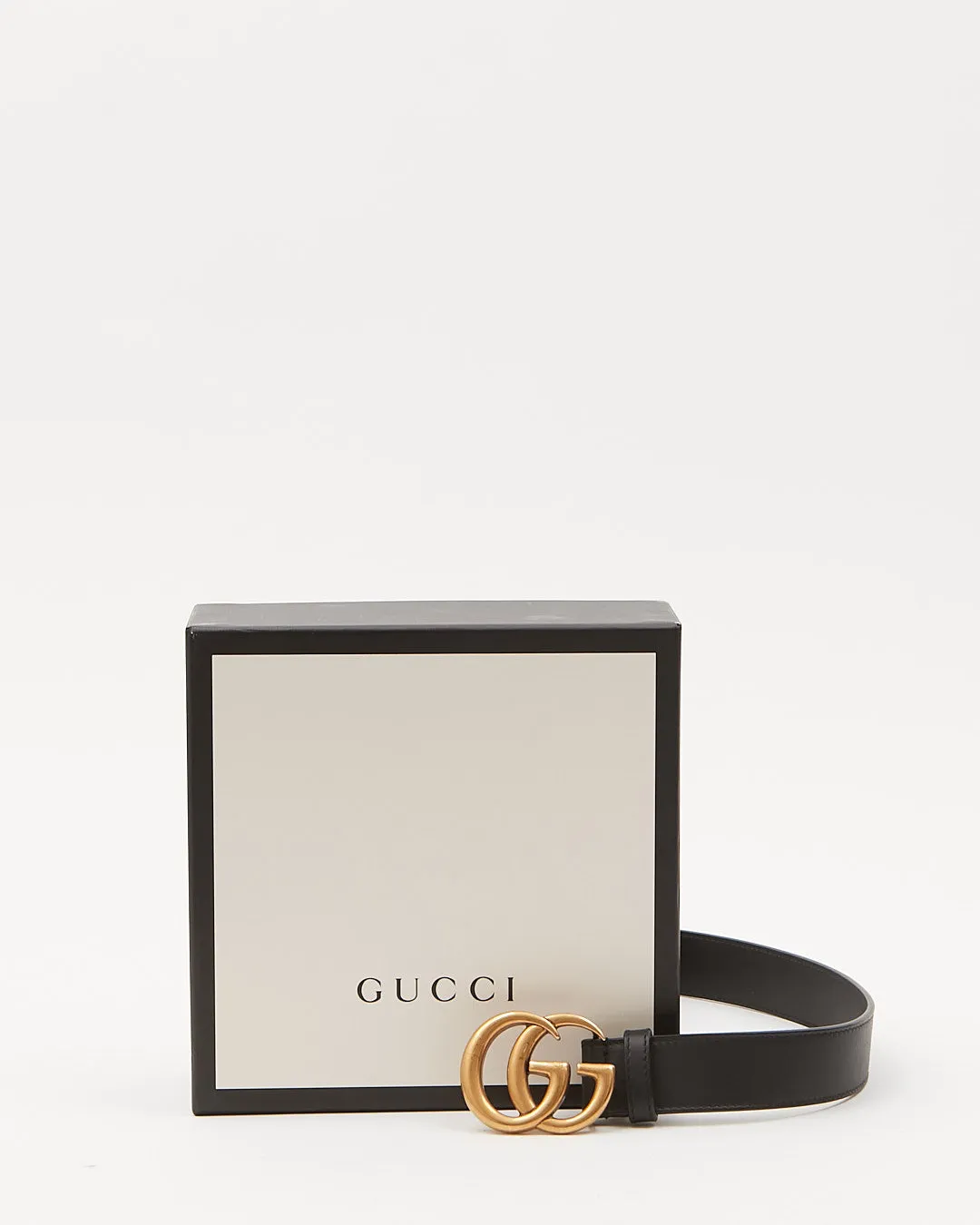 Gucci GG Marmont Thin Leather Belt - 85/34