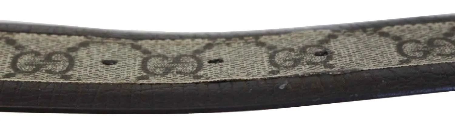 GUCCI Interlocking G Leather Monogram Belt 85/34