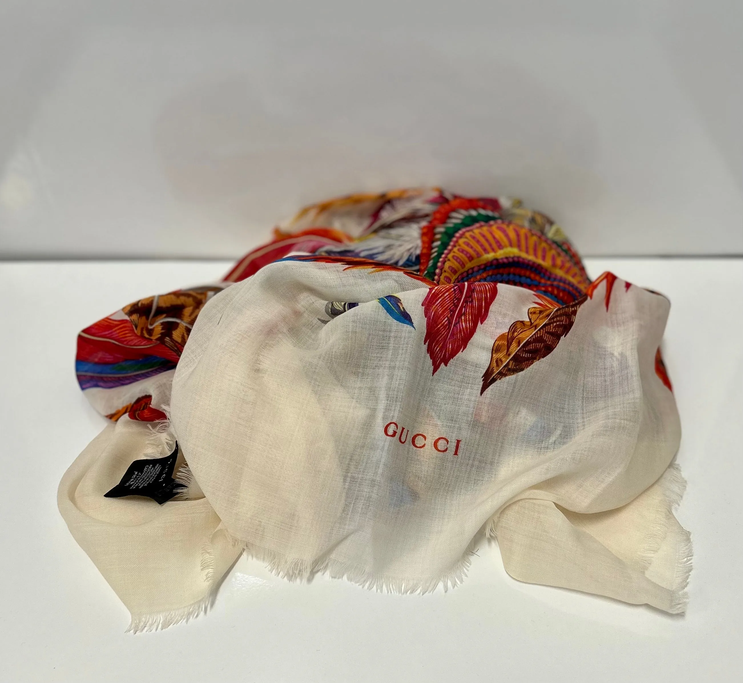 Gucci Tribal Print Scarf