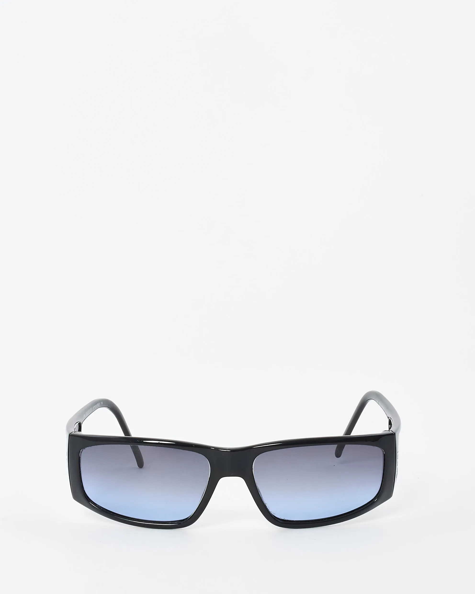 Gucci Vintage Black GG 1195/S Acetate Small Shield Sunglasses