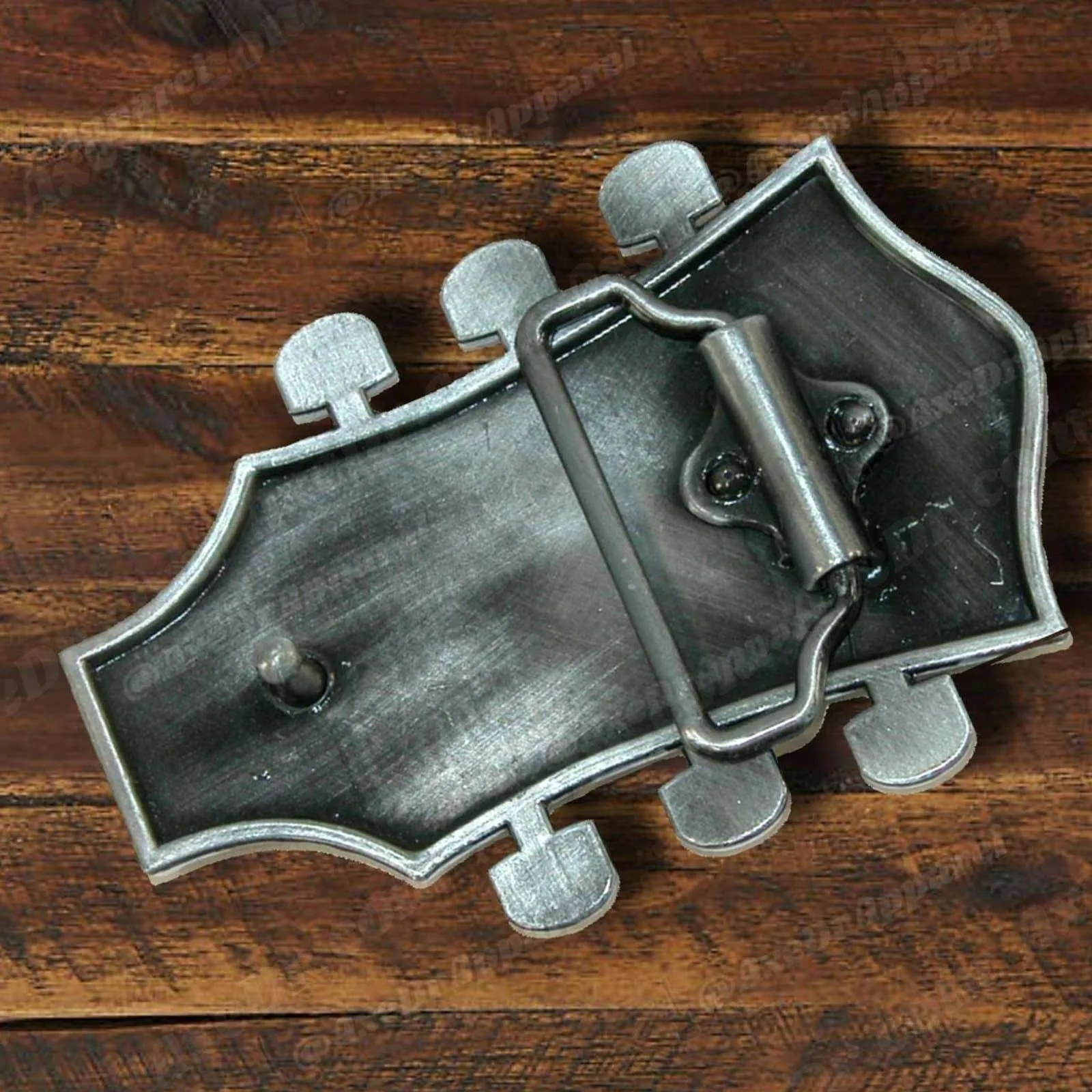 Guitar Belt Buckle Black / Guitar Headstock Belt Buckle