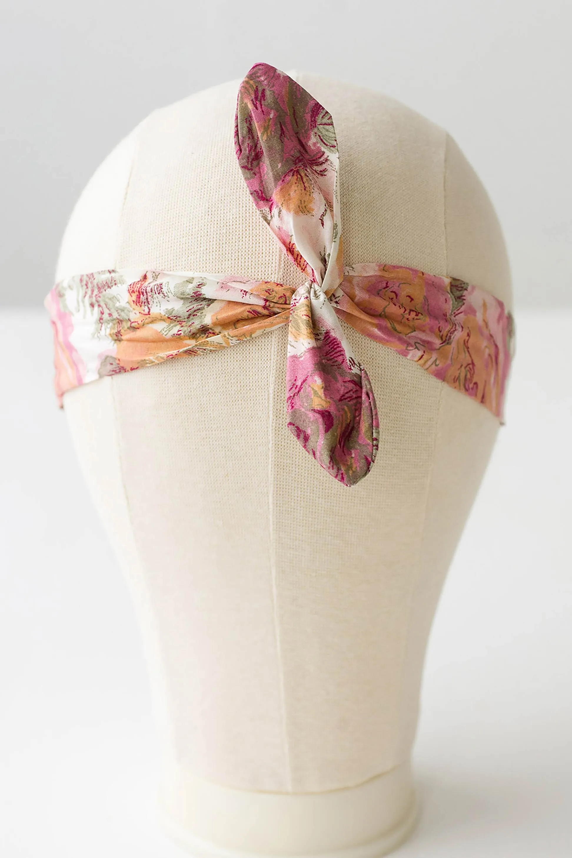 Hair Wrap in Peony