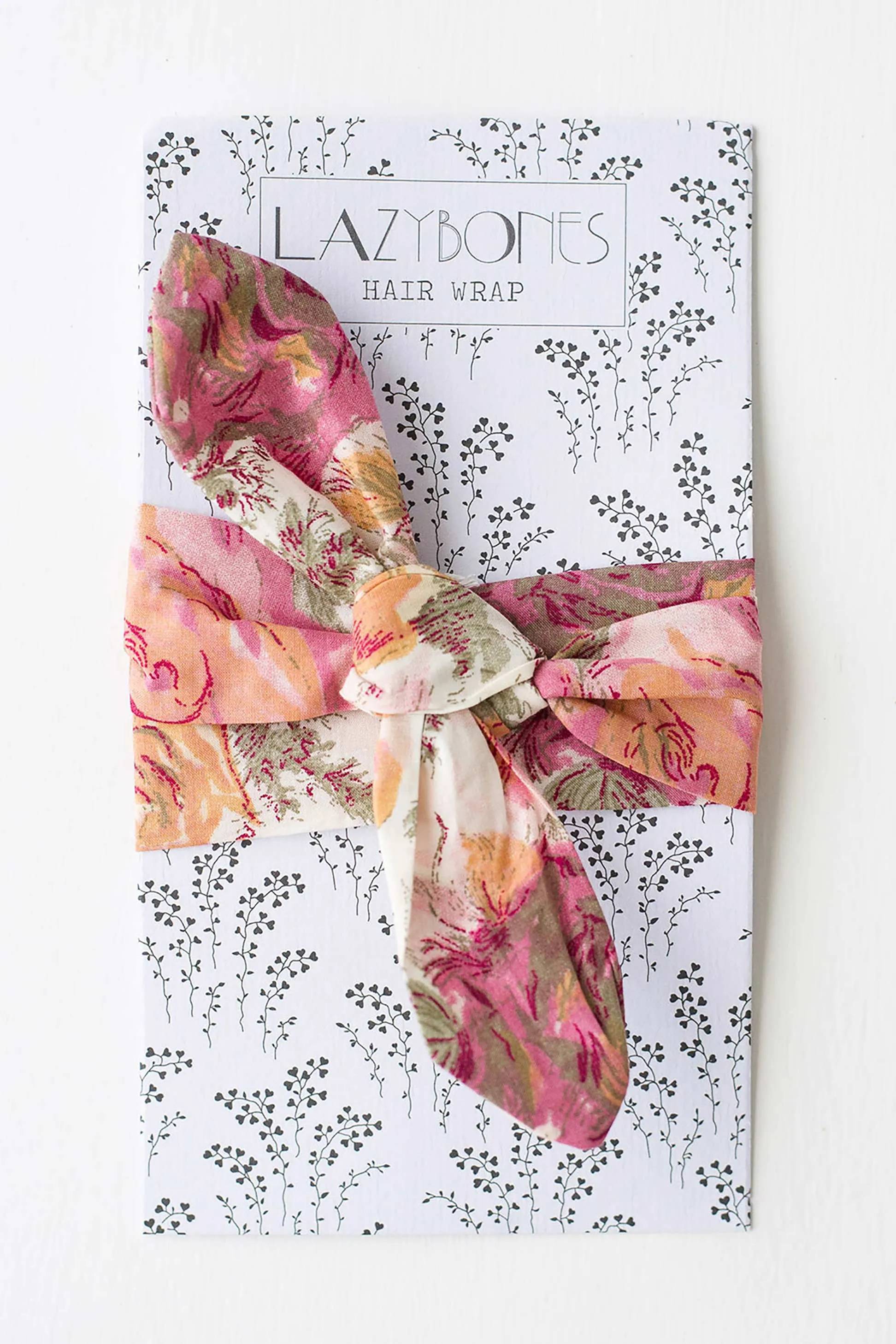 Hair Wrap in Peony