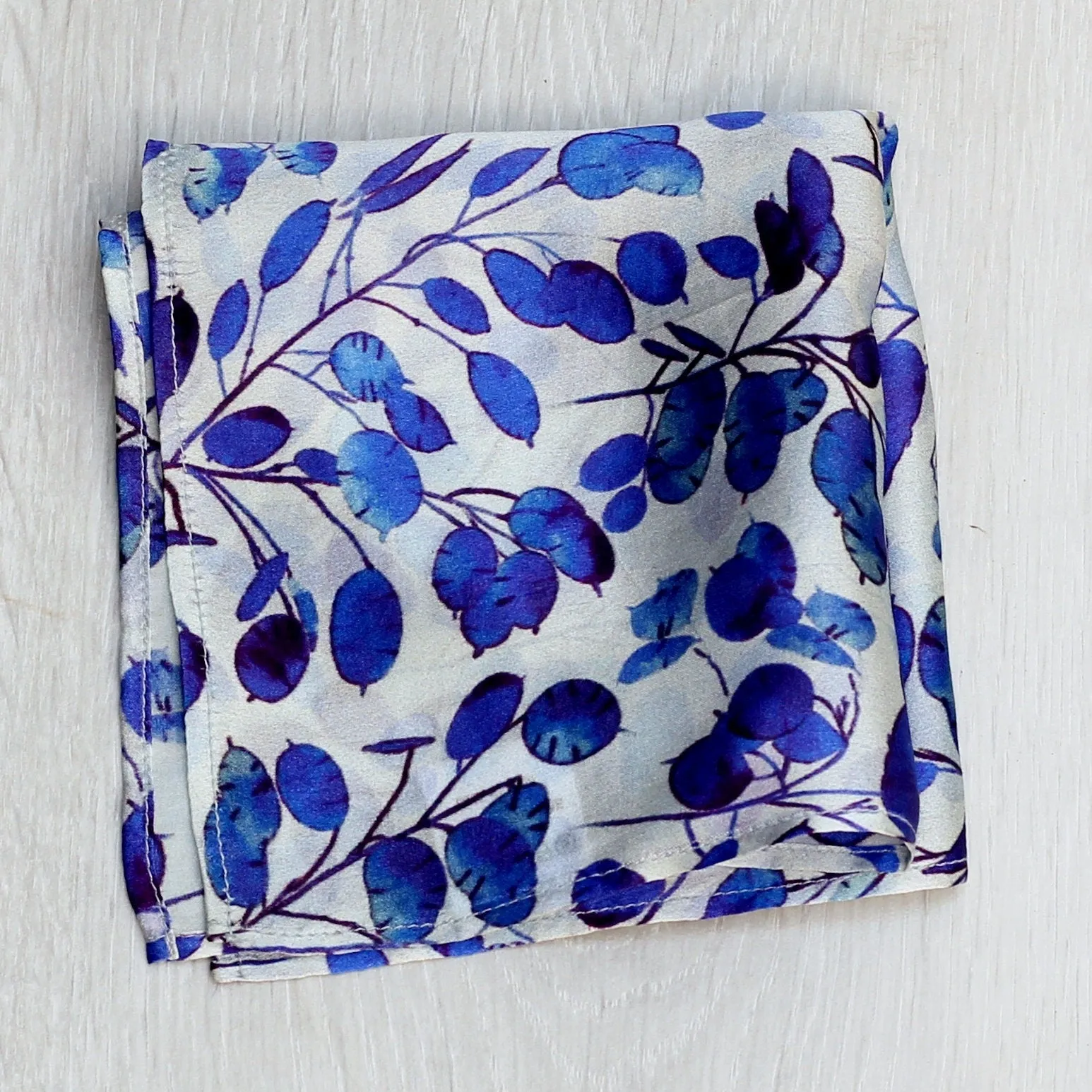 Hand painted silk tie Honesty