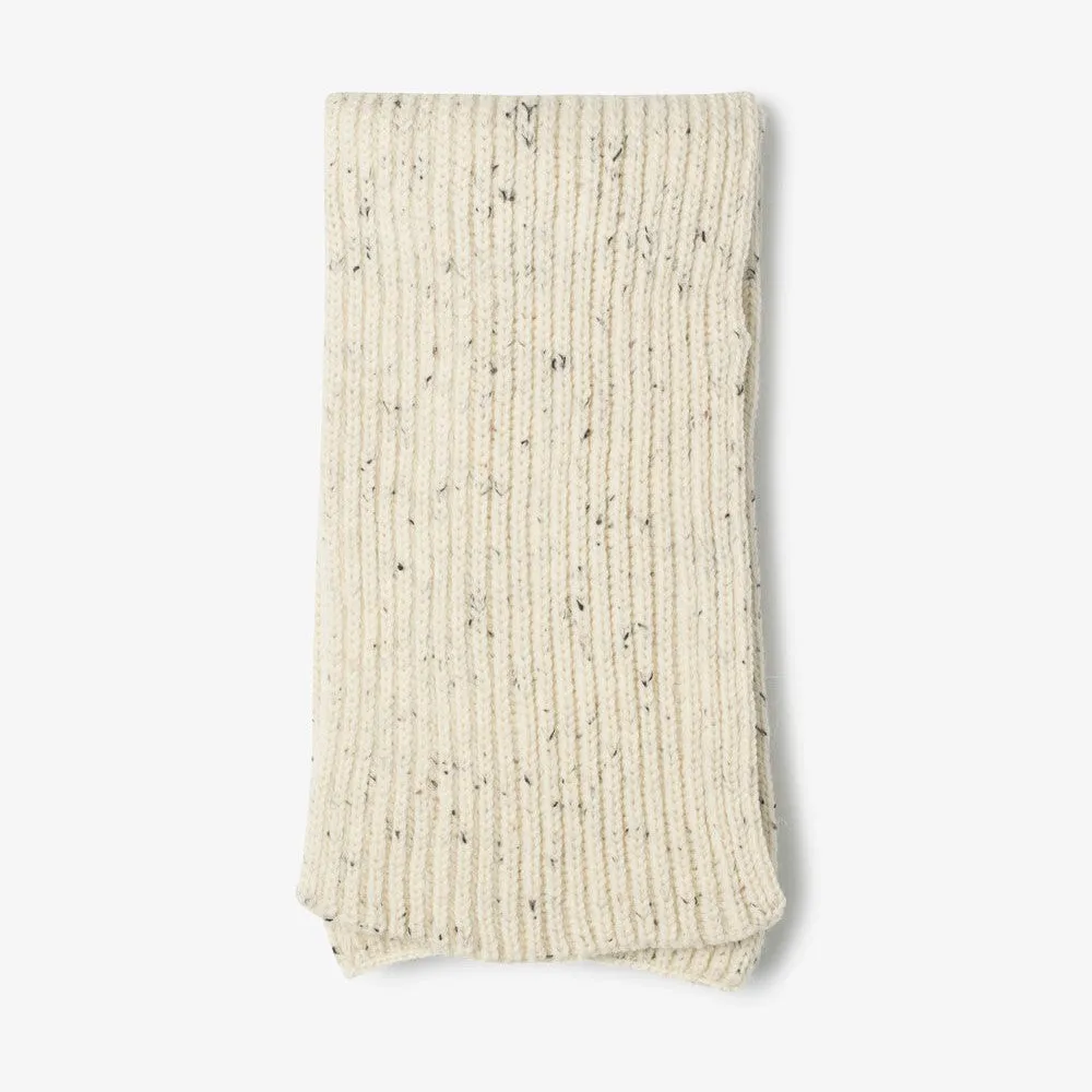 'Handknit Classic Wool Scarf'