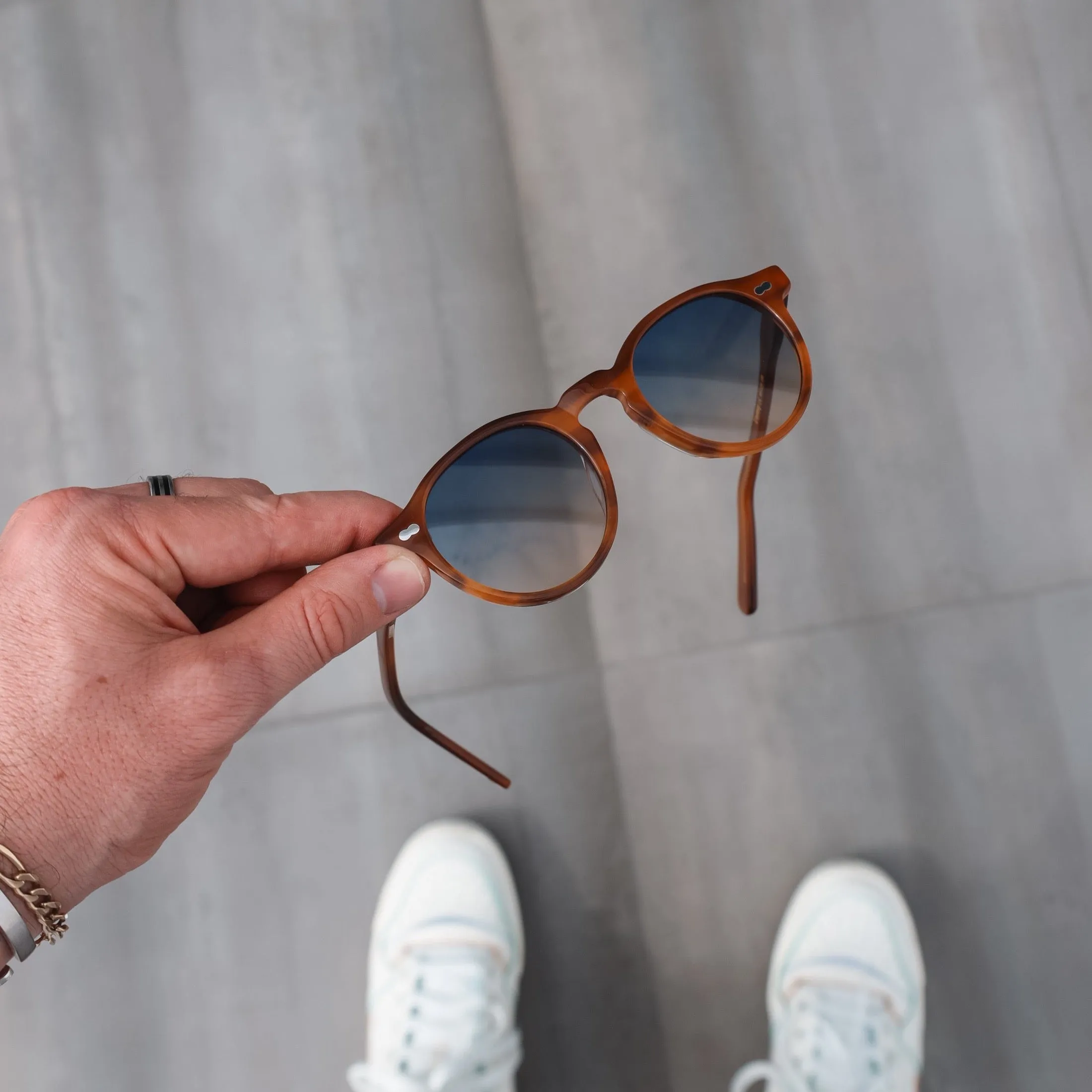 Havana Sky Honey Sunglasses