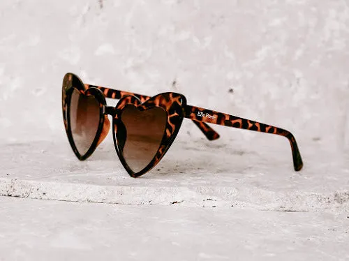 Heart Sunglasses - Gia Tortiseshell