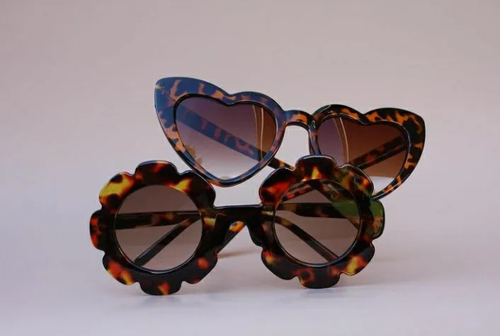 Heart Sunglasses - Gia Tortiseshell