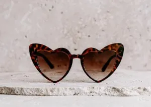 Heart Sunglasses - Gia Tortiseshell