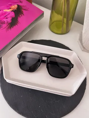 heartless aviator sunglasses *BLACK*