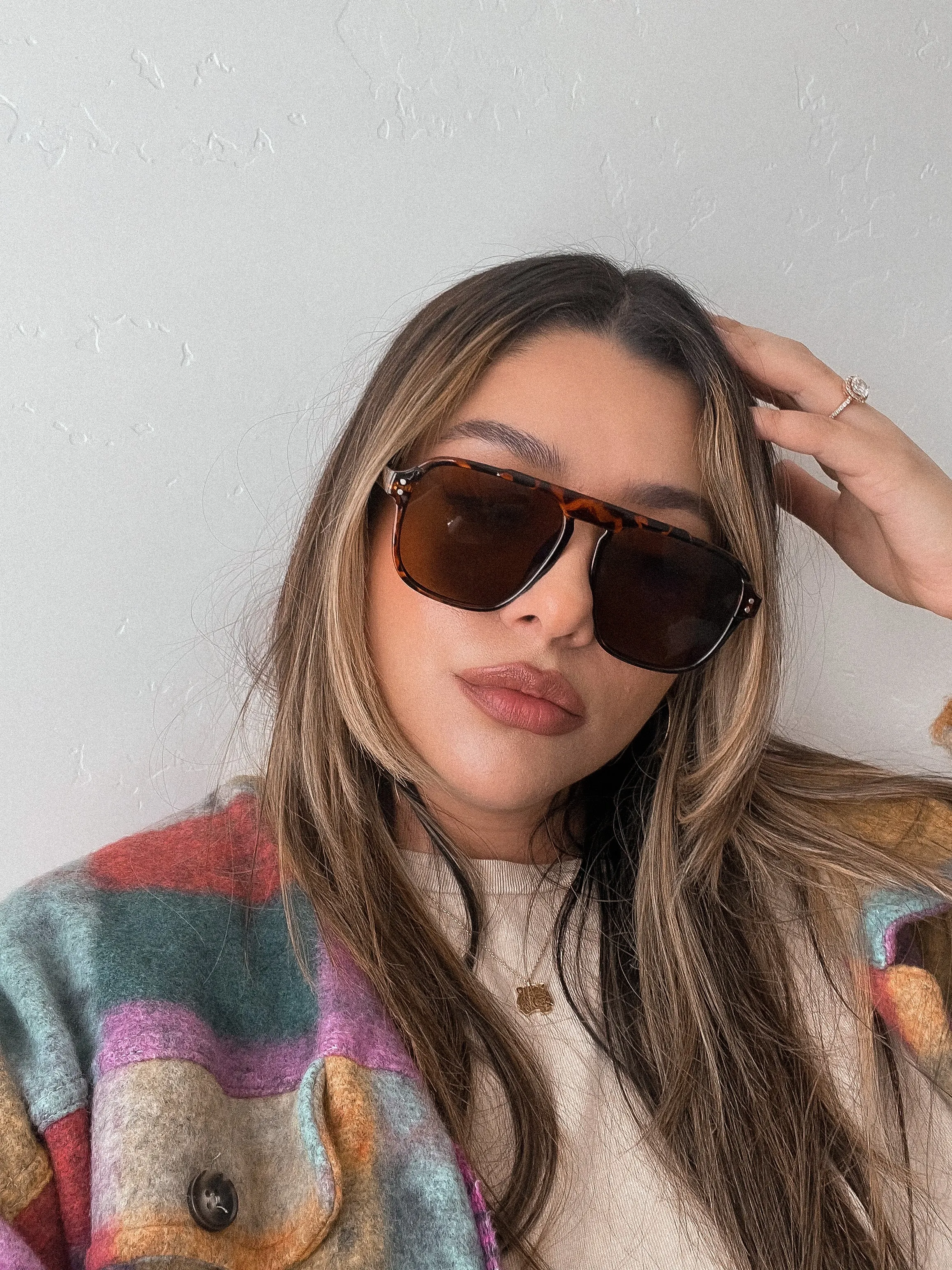 heartless aviator sunglasses *TORT BROWN*