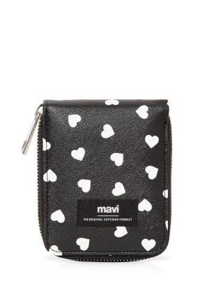 Hearts Printed Wallet