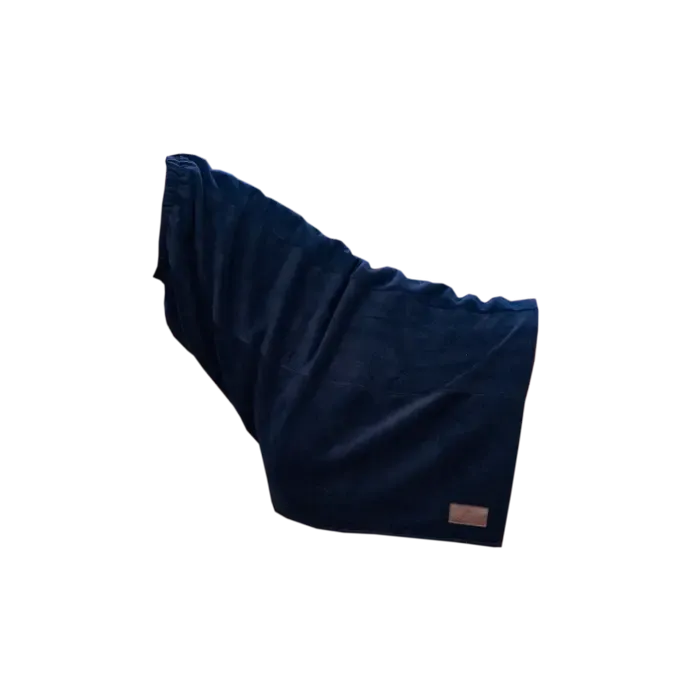 Heavy Fleece Horse Scarf - Navy