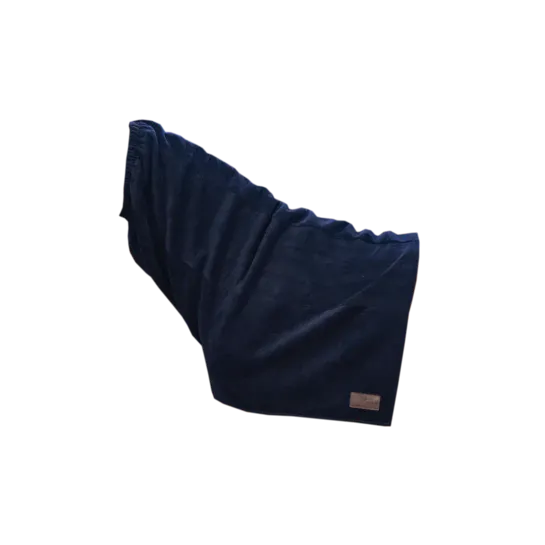 Heavy Fleece Horse Scarf - Navy