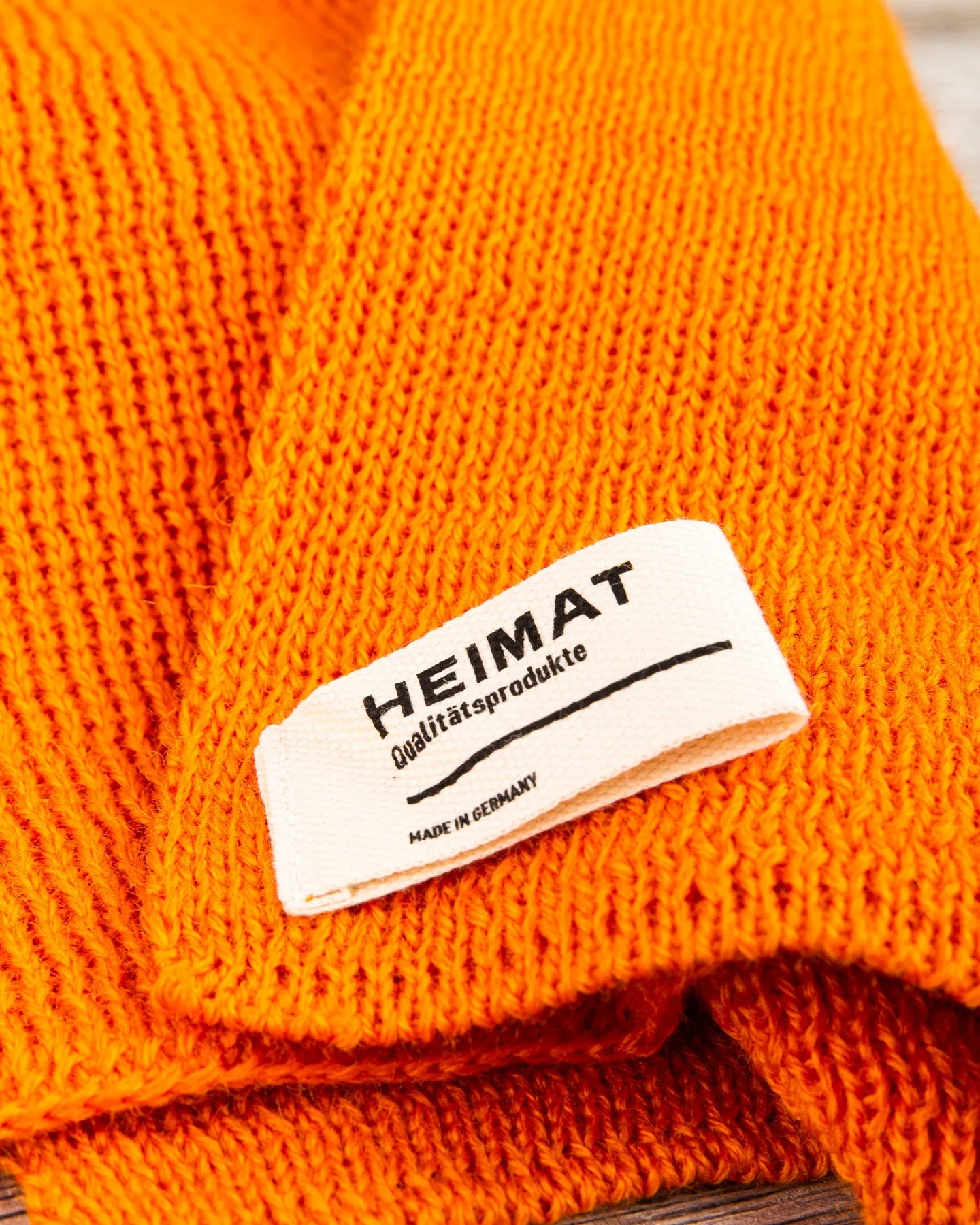 Heimat Wool Schal Rescue Orange