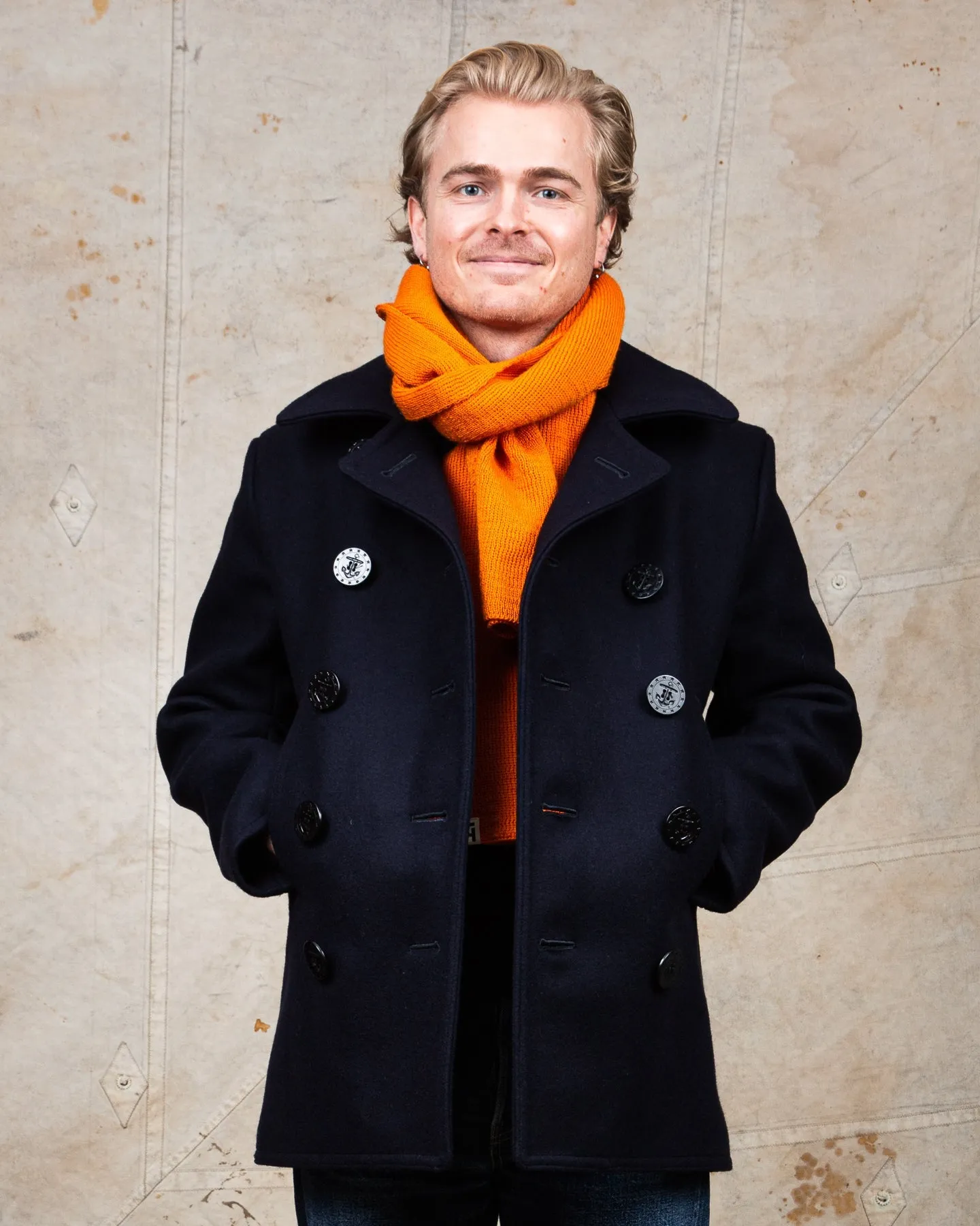 Heimat Wool Schal Rescue Orange