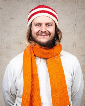 Heimat Wool Schal Rescue Orange