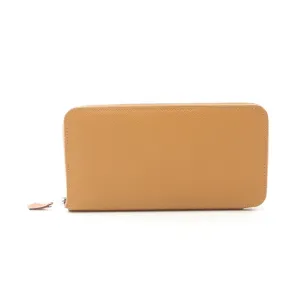 Hermes Azap Long Silk'in Wallet Brown