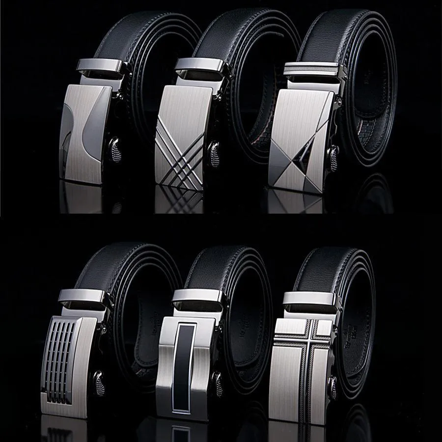 Heroic™ Automatic Buckle Leather Designer Belt For Men