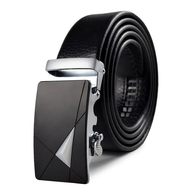 Heroic™ Automatic Buckle Leather Designer Belt For Men